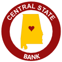central state bank round logo